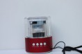 Mini rádio com amplificador de som